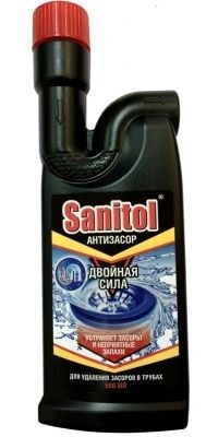 Средство для чистки канализационных труб sanitol