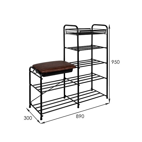 Полка напольная для обуви (1008х510х350)