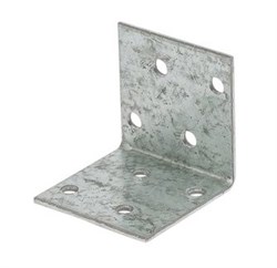 Уголок крепежный 40x40x40x2мм, с прямыми углами, оцинкованная сталь 49814 - фото 101605