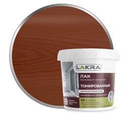 Лак тонированный Лакра, 0.9кг, акриловый, махагон, глянцевый 73691 - фото 103197
