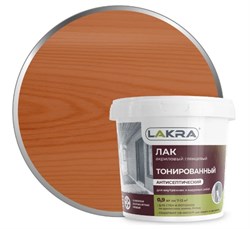 Лак тонированный Лакра, 0.9кг, акриловый, орех, глянцевыq 73693 - фото 103205