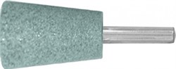 Шарошка абразивная ( по камню, мрамору, кафелю), хвостовик 6 мм конус с закруглением 25х35 мм - фото 10330