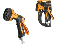 Пистолет-распылитель для поливочного шланга STARTUL METSA ST6013-03, 8 режимов, пластиковый, соединение металл 10015