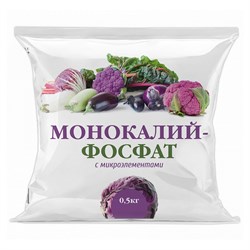 Удобрение минеральное Монокалийфосфат с микроэлементами (PК-52:34), 0.5кг 90722 - фото 103614