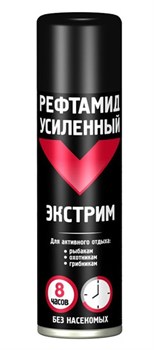 Аэрозоль от комаров, клещей, мошек, слепней (на кожу) Рефтамид Экстрим, 150мл 86583 - фото 103675