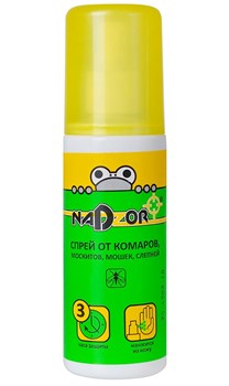 Спрей от комаров и мошек NADZOR, 100мл 86580 - фото 103692