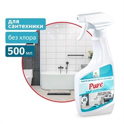 Средство для мытья и чистки сантехники Pure Clean&Green CG8078, 500мл, кислотное, триггер 74040 - фото 104235