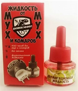 Жидкость от мух и комаров Migan Двойной эффект Я-1782, 30мл, жидкость, без запаха 90566 - фото 104281