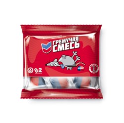Приманка от грызунов Гремучая смесь, тесто-брикет, с эффектом мумификации, 100г (8шт.), красно-синяя 83969 - фото 104329