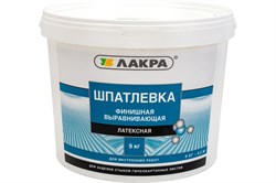 Шпатлевка (шпаклевка) финишная ЛАКРА, масляно-клеевая, для внутренних работ, 1.5кг 84245 - фото 104903