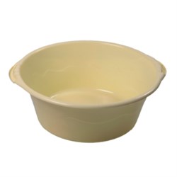 Таз хозяйственный, 11л, особопрочный, пластиковый, ваниль 90422