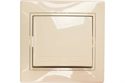 Выключатель LEZARD MIRA 701-0303-100, одноклавишный, встраиваемый, кремовый 21315 - фото 106108