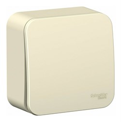 Выключатель SYSTEM ELECTRIC Blanca ВLNVA061012, одноклавишный, накладной, молочный 41377 - фото 106422