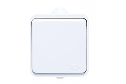 Розетка стационарная IN HOME Aqua 3110, одноместная, 16А, 250В, IP44, накладная, белый, без заземления, полугерметичная, с защитной крышкой 49869 - фото 107318