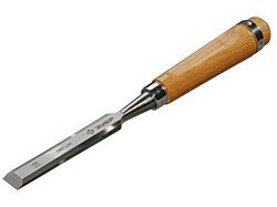Долото-стамеска плоская  20 мм с деревянной ручкой - фото 10874