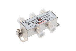 Разветвитель (делитель) антенный, REXANT 05-6103, на 4 выхода, под F разъем+5 F разъемов 961 - фото 108947