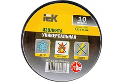 Изолента IEK UIZ-13-10-10М, 15ммx10м, ПВХ, цвет в ассортименте 59642 - фото 109183