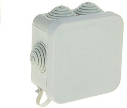 Коробка распределительная HEGEL КР2603, для открытой проводки, 40х85х85мм 12994 - фото 109845