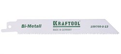 Полотно для сабельной электроножовки KRAFTOOL 159707-4,2  шаг 4.2 мм, 130 мм - фото 11078