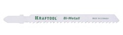 Полотно KRAFTOOL по мет (1.5-2мм) для электролобзика 159655-1,2 волн.разв. фрез. зубь, US,Bi-Metall, шаг 1.2мм, 55 мм - фото 11080