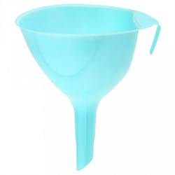 Воронка с насадкой, диаметр 130мм, пластиковая, бирюзовая 82887