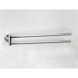 Держатель для полотенец САНАКС 1112, двойной, поворотный, настенный 70560