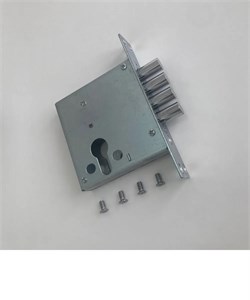 Замок врезной 335-Ц-4Р, без ручек, без механизма секретности, 4 крепежных отверстия, цилиндровый 89318