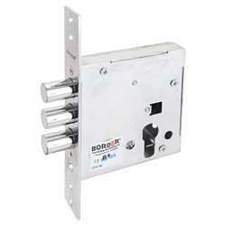 Замок врезной BORDER ЗВ1-8Г.В20.У2, без ручек, без механизма секретности, бронза, цилиндровый 55034