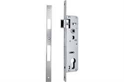 Замок врезной VETTORE 153-20, без ручек, без механизма секретности, узкопрофильный, хром, цилиндровый 73757