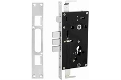 Замок врезной VETTORE A18-01 (L), левый, без ручек, без механизма секретности, хром, цилиндровый 73759