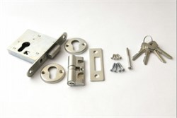 Замок врезной АБСОЛЮТ ЗВ-1-1А, без ручек, цилиндровый 73766