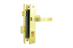 Замок врезной НОРА-М ЗВ №106-85 К, с ручками, золото, сувальдный 53696