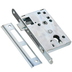 Замок врезной ПТИМАШ ЗВ 4-3, без ручек, без механизма секретности, цилиндровый 89315