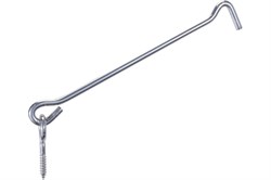 Крючок ветровой ДОМАРТ, 250мм, хром 36569