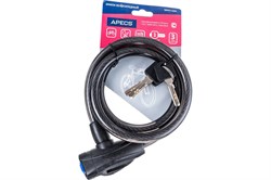 Замок велосипедный APECS PD-84-100СМ, тросовый 82405