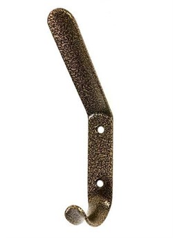 Крючок 2-рожковый МЕТАЛЛИСТ №4, коричневый 86500