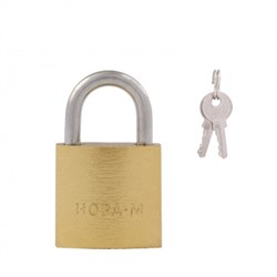 Замок навесной НОРА-М ЗН-810дд-32мм, сталь, цилиндровый 89100