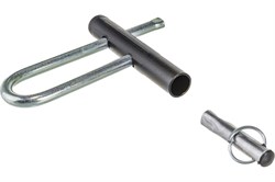 Замок навесной ШЕПАРД ЗНВ-1Д, 100мм, сталь, винтовой 89093