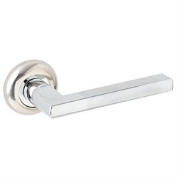 Ручки дверные AVERS H-14050-P-NIS/CR, на планке, матовый никель/хром 89731
