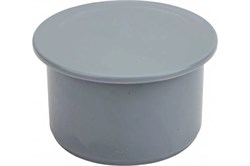 Заглушка для внутренней канализации,  50мм, полипропиленовая, серая 14