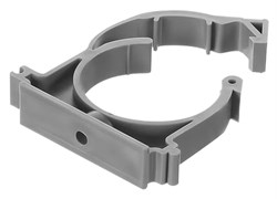 Крепление (хомут) для крепления труб внутренней канализации,  50мм, полипропиленовый, серый 17610