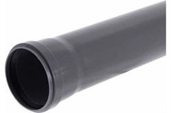Труба для внутренней канализации, диаметр  32мм, длина 1 м, толщина стенки 1.8мм, полипропиленовая, серая 29749