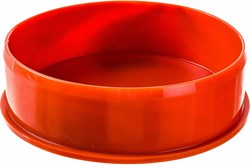 Заглушка для наружной канализации, 160мм, полипропиленовая, красная 17613