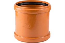 Муфта ремонтная для наружной канализации, 160мм, двухраструбная, полипропиленовая, оранжевая 17614