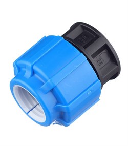 Заглушка компрессионная 25мм для ПНД (ПЭ) труб, полиэтиленовая 30096