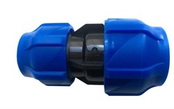 Муфта компрессионная переходная Valfex 25x20мм для ПНД (ПЭ) труб, полиэтиленовая 12392