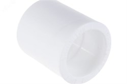 Муфта соединительная PPRC 25мм, Политэк, равнопроходная, полипропиленовая, белая 2364