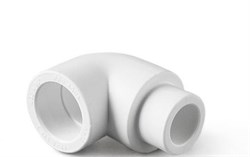 Угольник переходной PPRC 25мм, 90 градусов, внутренний-наружный, полипропиленовый, белый 32662