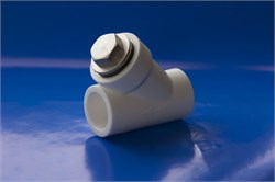 Фильтр сетчатый Политэк PPRC 20 ВР/ВР, полипропиленовый, белый 35957