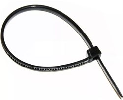Хомут/кабельная стяжка 1-2.SALE ex0108-0010, 200х3.6мм, черный, пластиковый, 100шт. в упаковке 4476